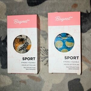 Set of Bagnet Sport Multifunction Magnetic Bag Hanger NWT